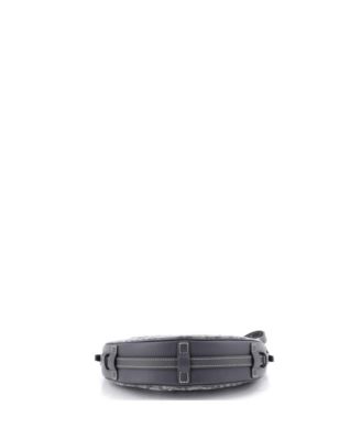   Hirondelle Shoulder Bag Coated Canvas and Leather
