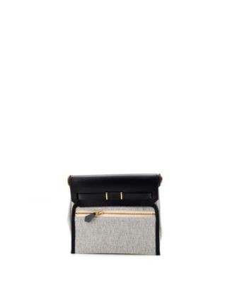 20 Herbag Zip Toile and Leather