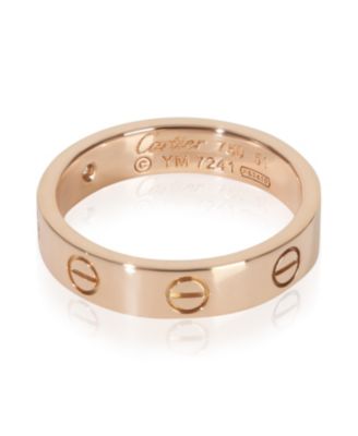  Small Model Love 18k Rose Gold Ring