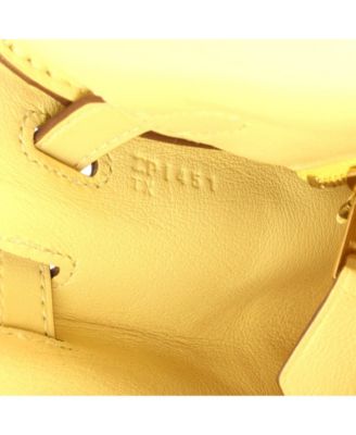 Kelly 25 Handbag Yellow Swift with Gold Hardware