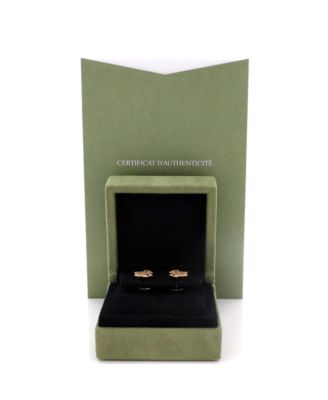  Sweet Alhambra Butterfly Stud Earrings 18K Gold and Mother of Pearl