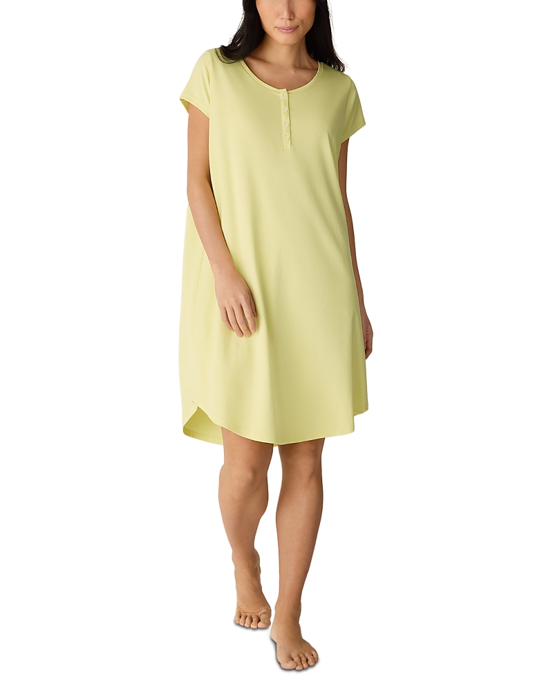 Eileen Fisher Henley Cap Sleeve Chemise