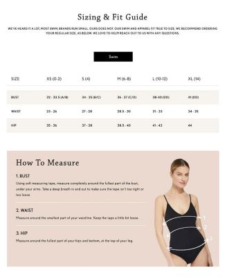  Taylor Lace-Up Underwire One-Piece Swimsuit