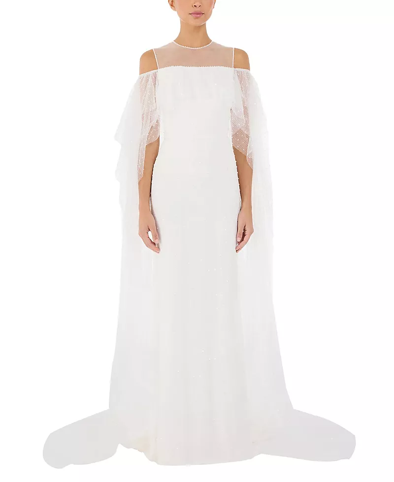 Jenny Packham Trevi Ruffled Dress