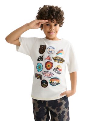 Boys' Front Artwork Relaxed Fit Tee - Little Kid, Big Kid