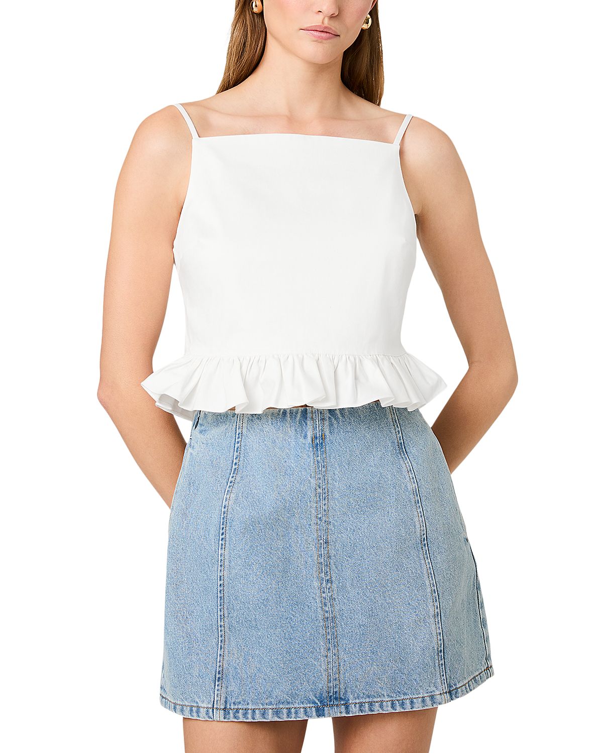 French Connection Lilah Stretch Cotton Top