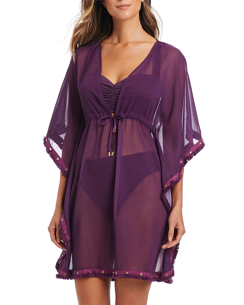 Bleu Rod Beattie Tie Front Caftan