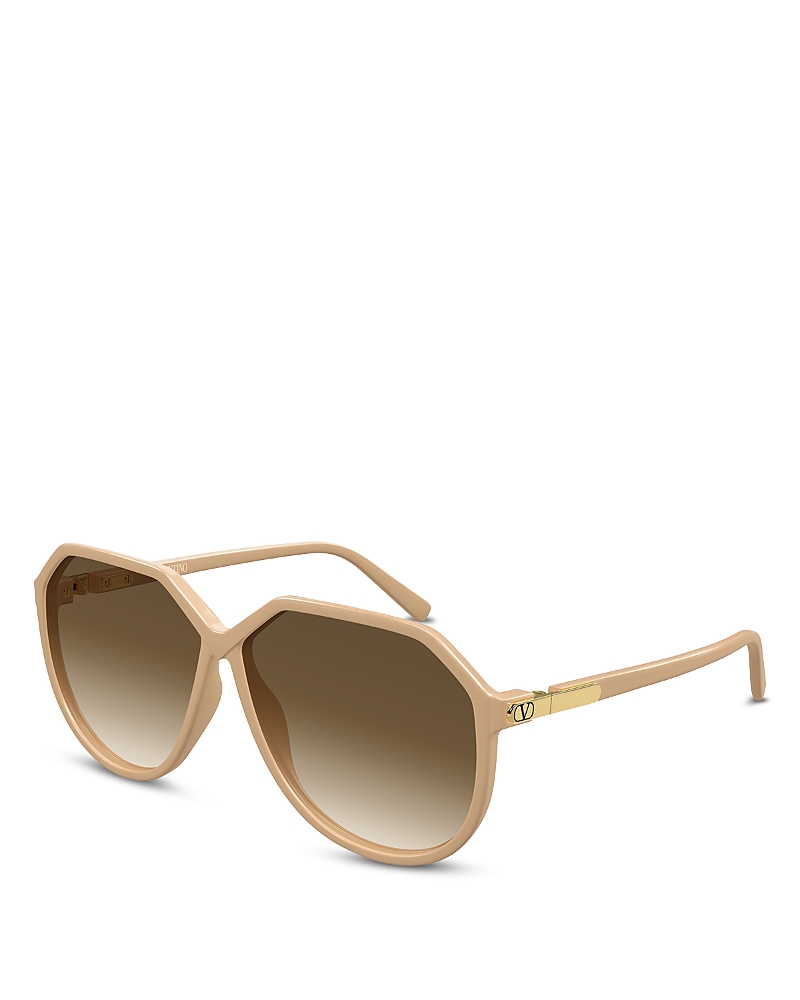 Valentino Garavani Valentino Geometric Sunglasses, 61mm · OS