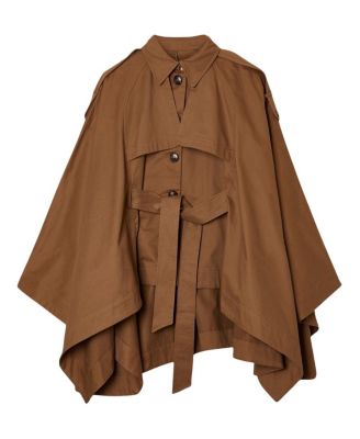 Cape Detail Trench Coat
