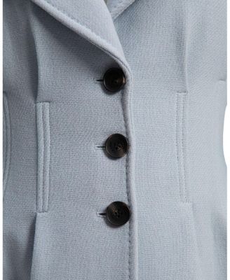 Petite Wool Corset Detail Maxi Coat