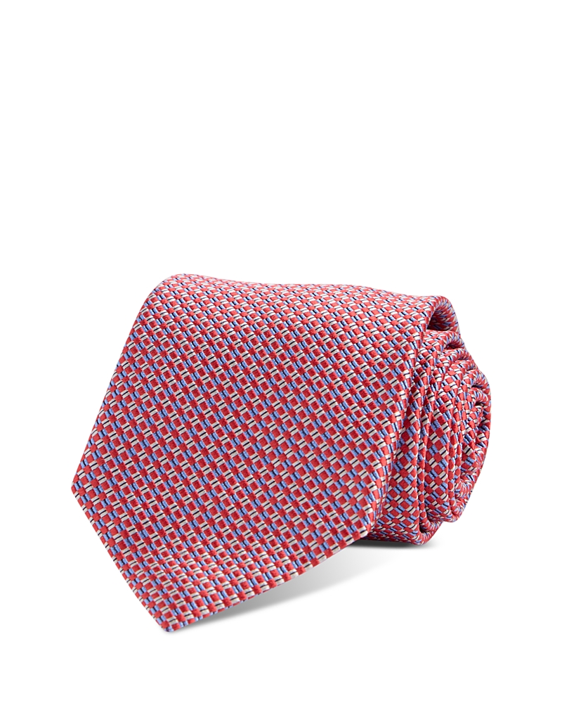 David Donahue Silk Classic Geometric Tie · OS