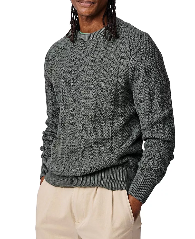Aubin Montrose Textured Crew Neck Jumper