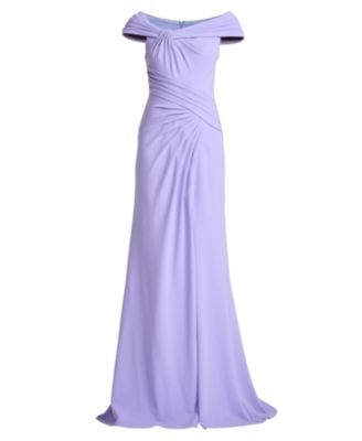 Bruner Draped Crepe Gown