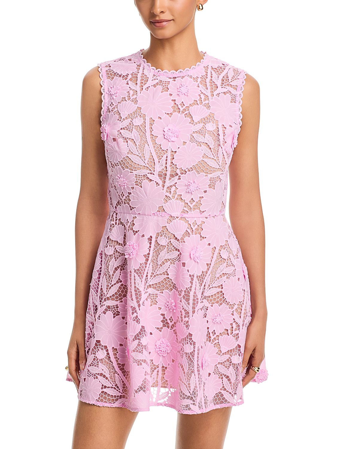 Self-Portrait Lace Mini Dress