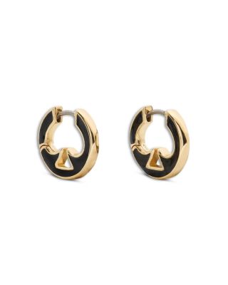 Everyday Spade Cut Out Spade Huggie Hoop Earrings