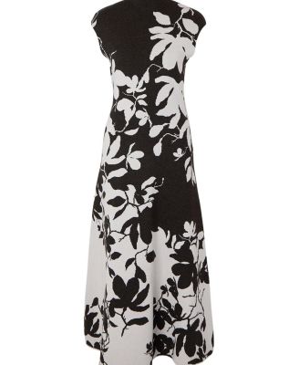 maxi black dress with split Plunge Neck Thigh Split Maxi Dress – Wholesale Capella Apparel main image 0
