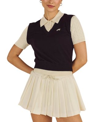 Veronica Layered Polo Vest Shirt - thumbnail 3
