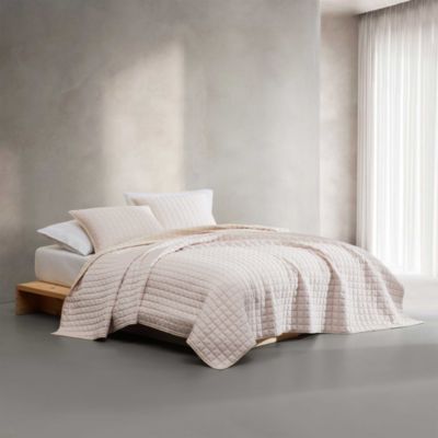 Signature Solid Tencel 3 Piece Quilt Set, King