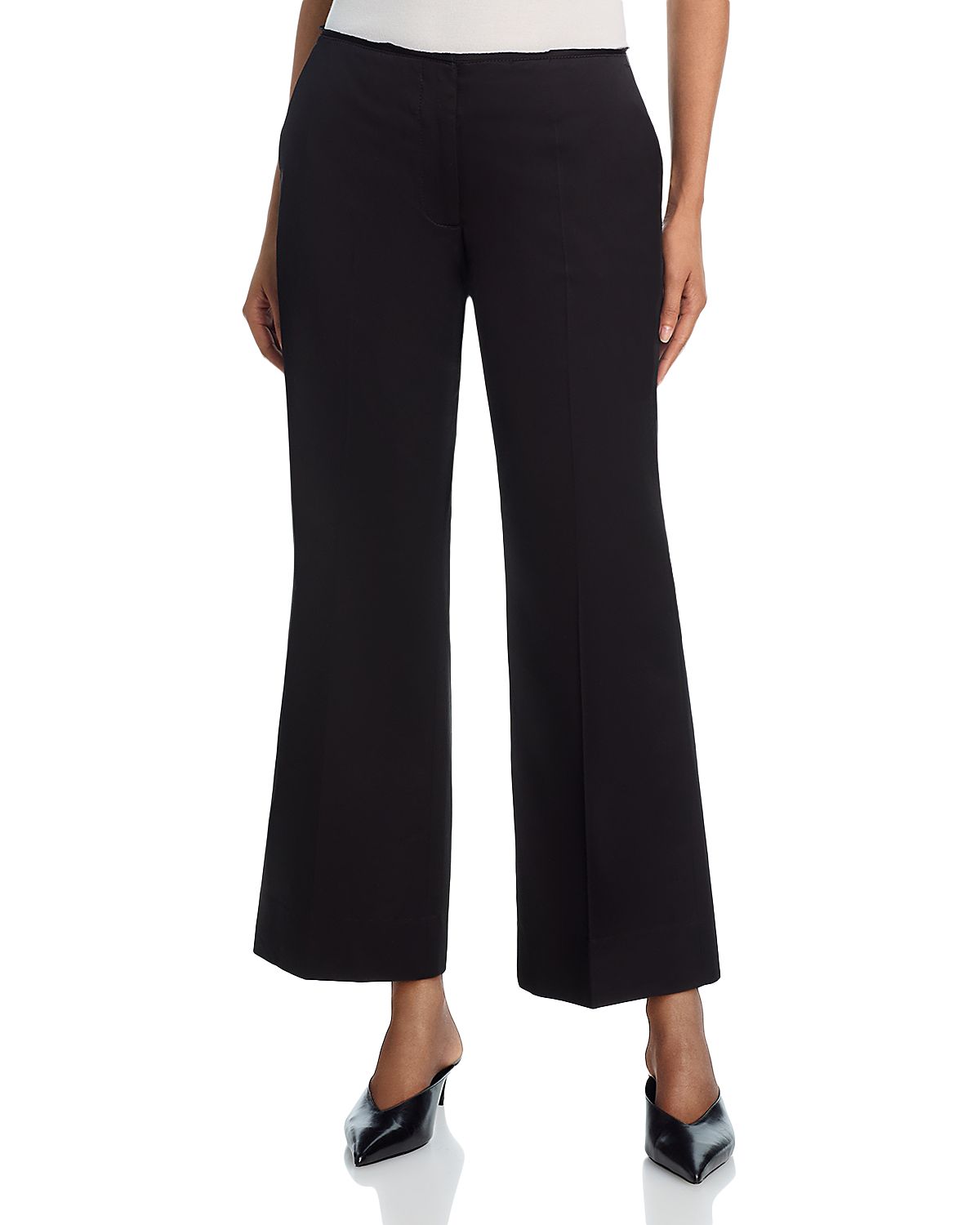Toteme Kick Flare Raw Edge Trousers