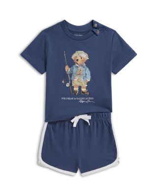 Boys' Polo Bear Cotton Jersey Tee & Shorts Set - Baby