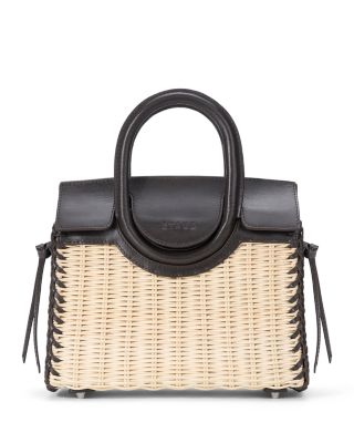 Maude Mini Wicker Carryall Bag