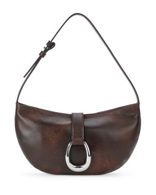 Harlow Crescent Leather Shoulder Bag