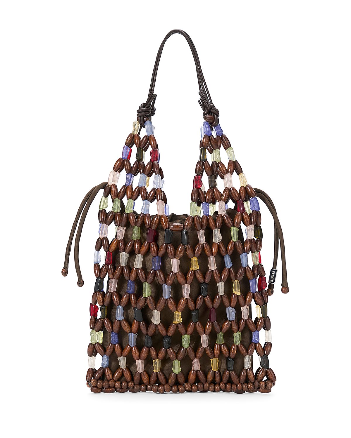Staud Kelly Beaded Bucket Bag