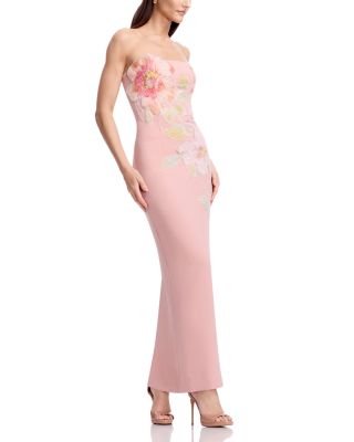peach dress for prom Glamorous Long Peach Strapless Sweetheart Satin Chiffon Sleeveless Prom Evening Dresses with Beads