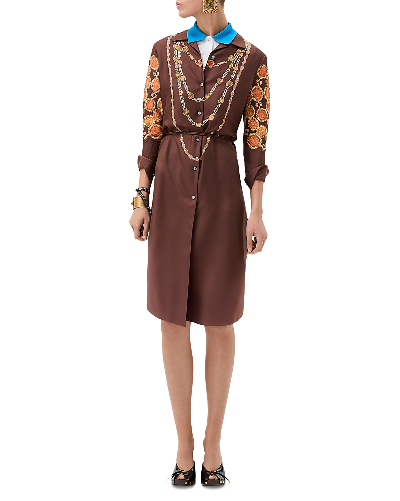Versace Silk Twill The Lover Dress