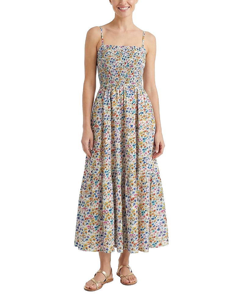 Change of Scenery Kristen Printed Tiered Midi Dress