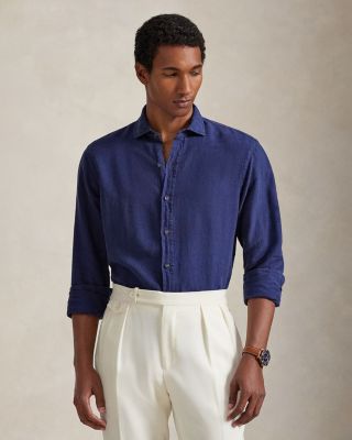 Classic Fit Slub Linen Shirt