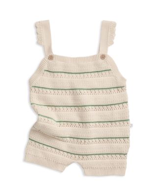 Unisex Striped Knit Playsuit - Baby