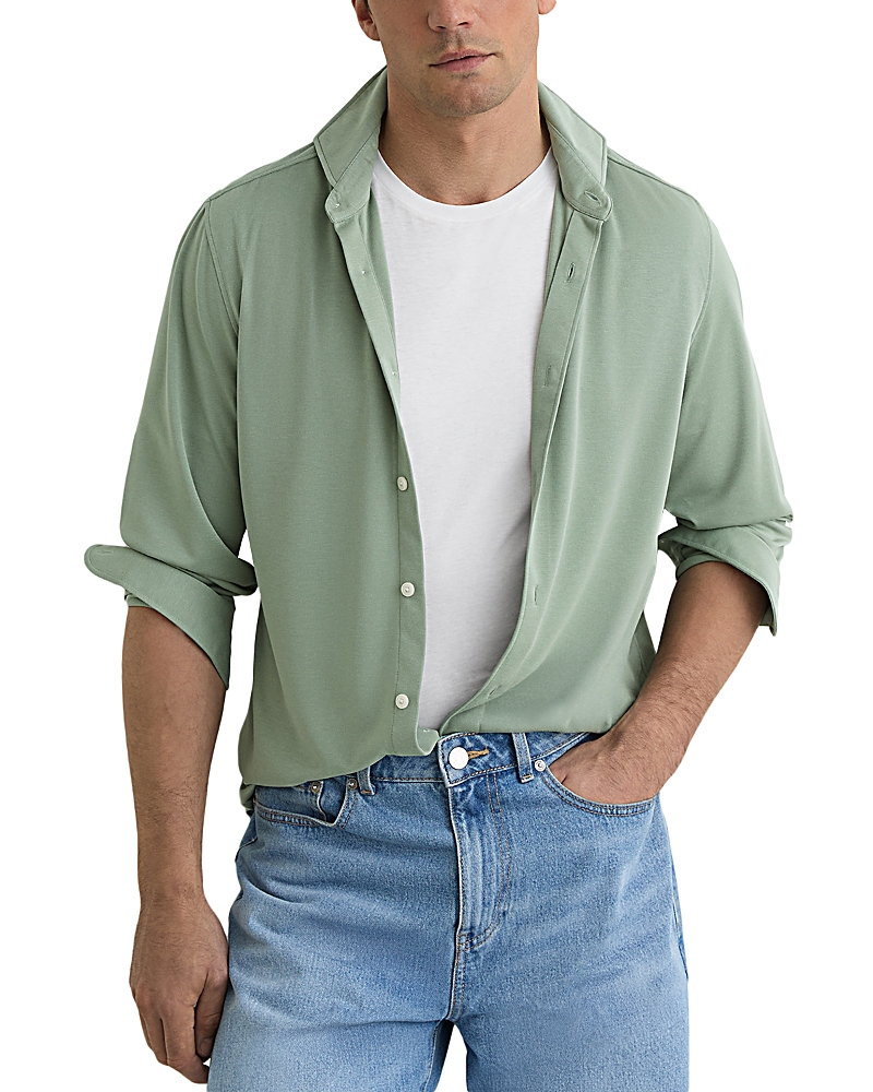 Reiss Davaro Regular Fit Stretch Cutaway Shirt
