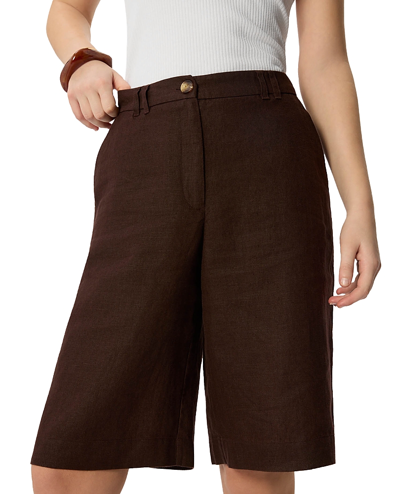 Whistles Linen Bermuda Shorts