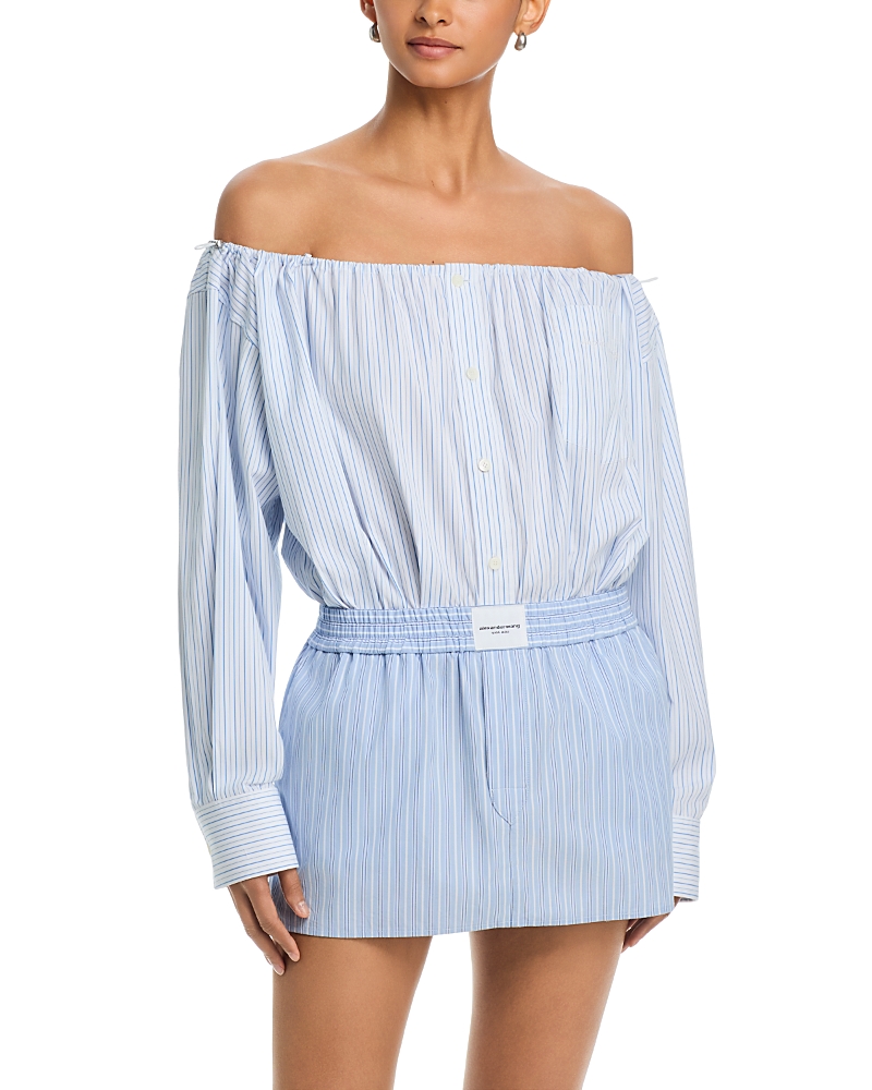 alexanderwang Off the Shoulder Mini Dress
