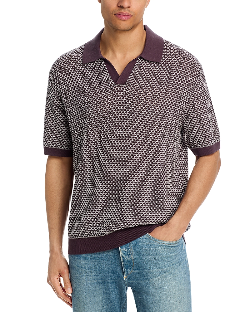 Madewell July Summer Stitch Johnny Collar Polo