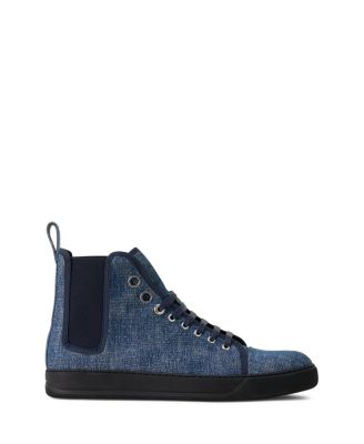   Dbb1 High Top Denim Sneakers