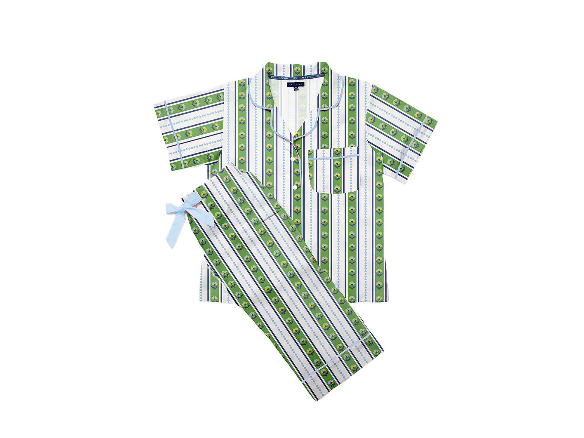 Garden Stripe Pajama Pants Set — Image 3