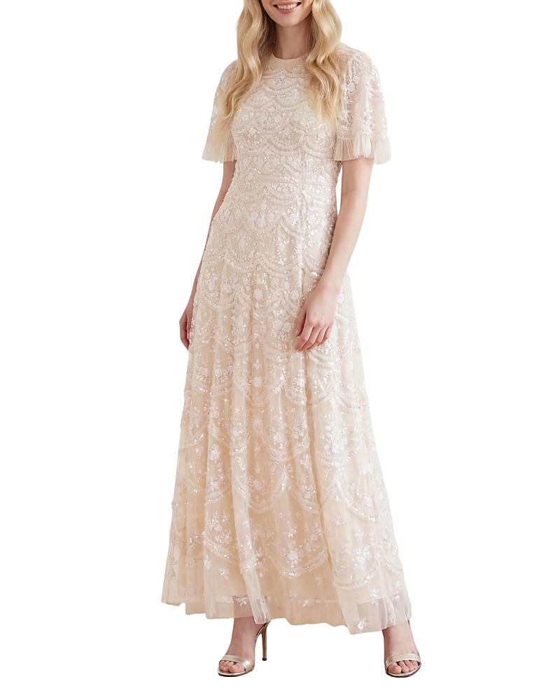 Needle & Thread Lily Bloom Embroidered Maxi Dress