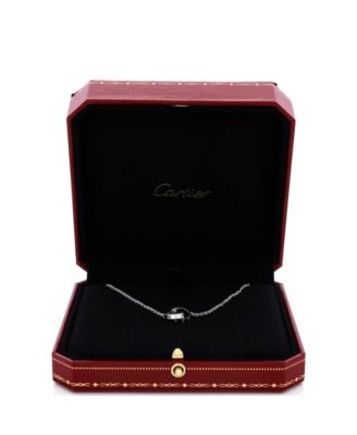  Love Interlocking Necklace 18K White Gold, 17.25"