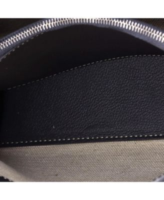  Mini Structured Rouette Chain Shoulder Bag Coated Canvas