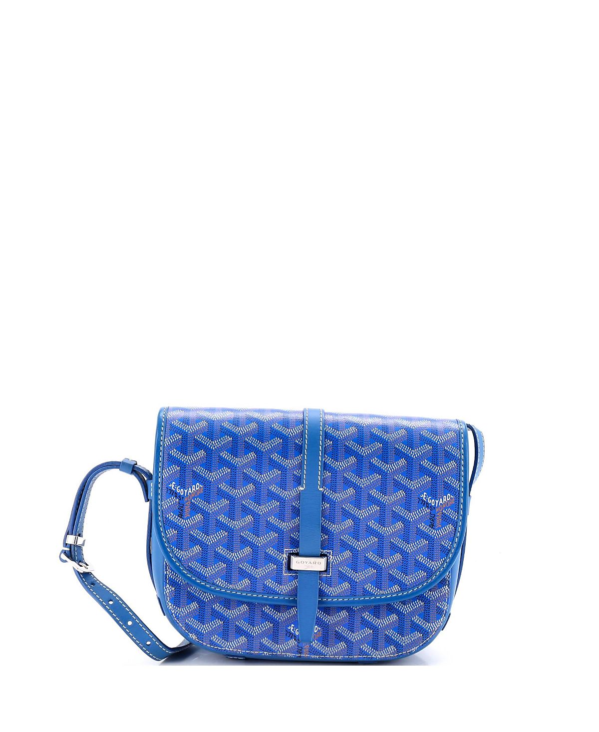 Pre-Owned Goyard Pm Belvedere Ii Messenger Bag Coated Canvas
