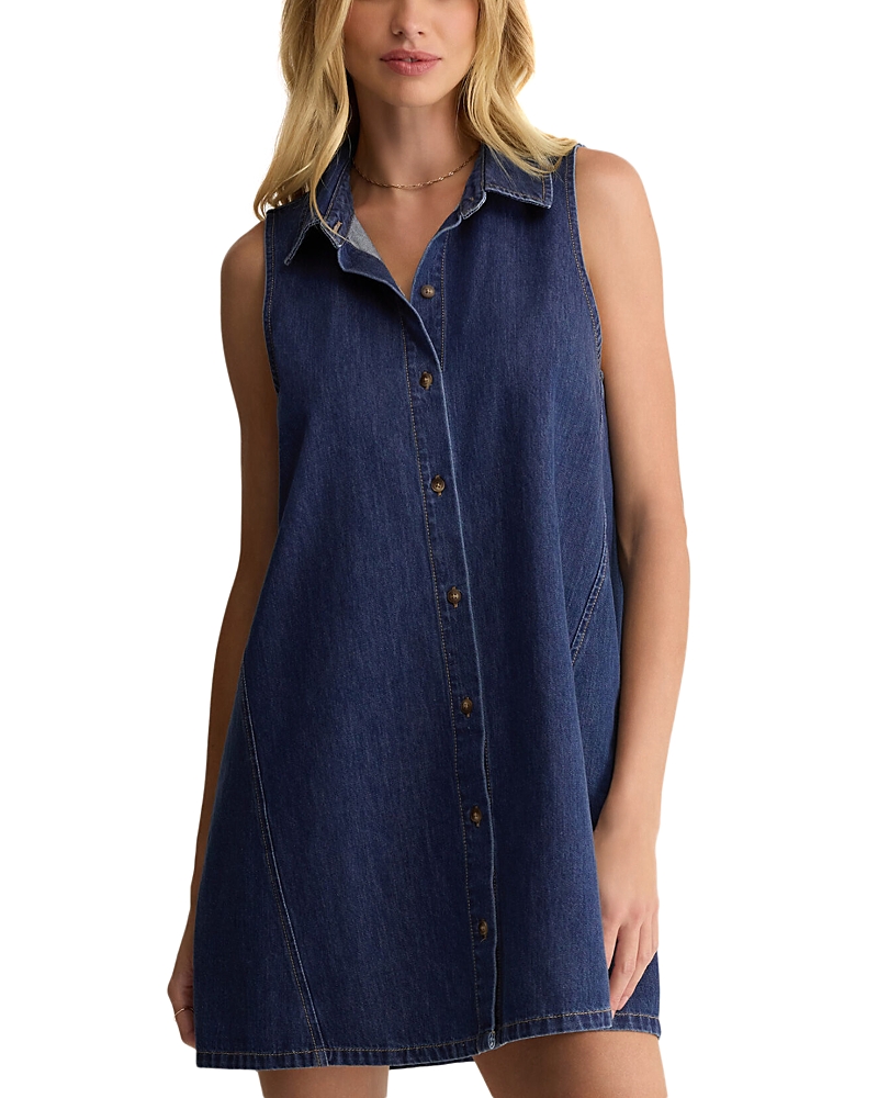 Z Supply New Day Denim Mini Dress