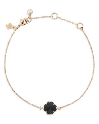 Spade Flower Solitaire Bracelet