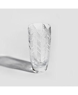  Zig Zag Champagne Glasses, Set of 6