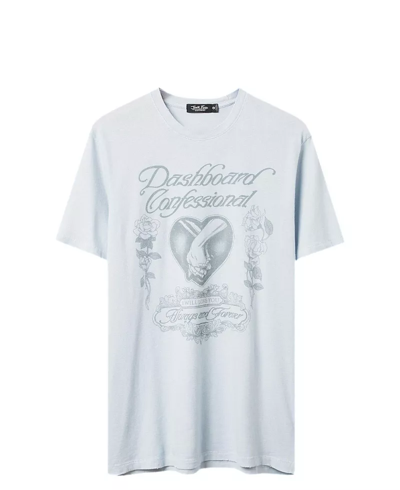 Junk Food Clothing Unisex Dashboard Confessional Always and Forever Vintage Tee