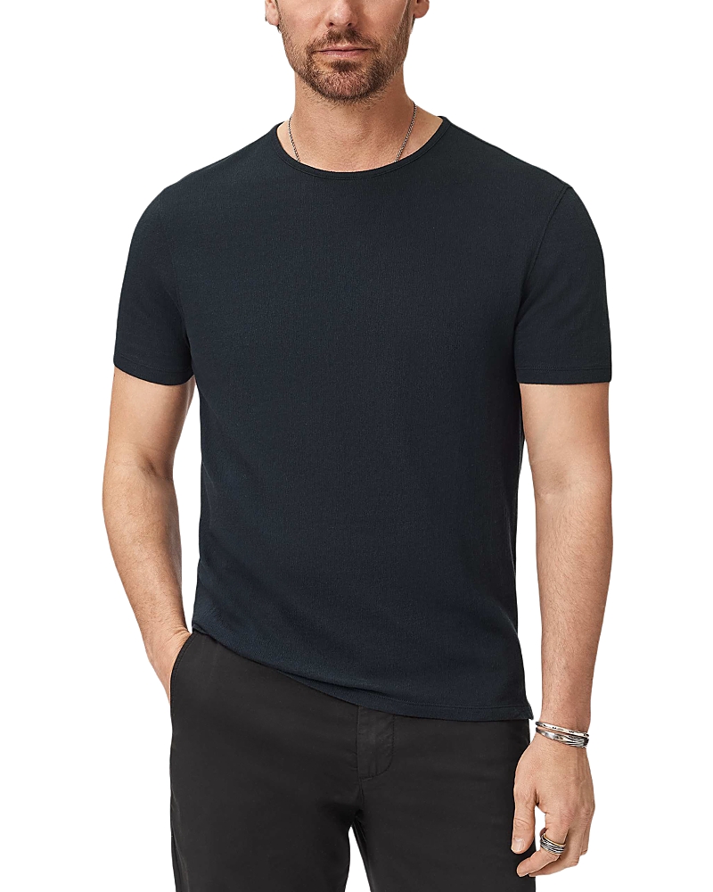 John Varvatos Stanley Short Sleeve Crewneck Tee in Broken Stitch