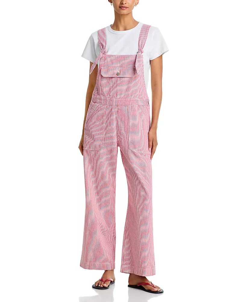 Denimist Tie Strap Relax Overalls