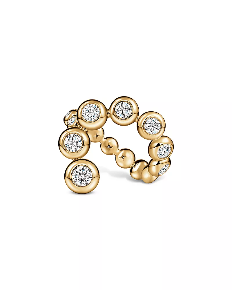 Hearts On Fire 18K Yellow Gold Dream Diamond Bezel Wrap Ring
