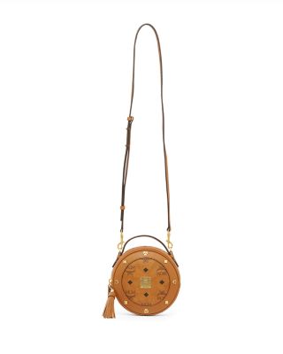 Pina Small Visetos Leather Crossbody